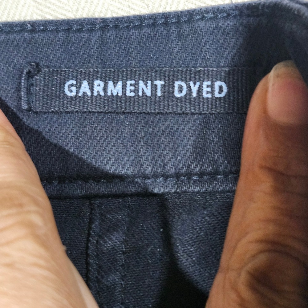 Judy Blue Navy Blue Faded Black Garment Dyed Utility Pant Women 7/28 Tapered Leg - Picture 5 of 12